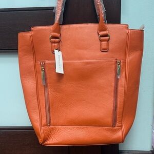 Banana Republic Leather Tote BNWT
